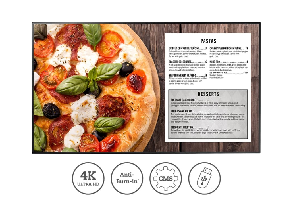 AG Neovo QM-86A 86" Large Format Display