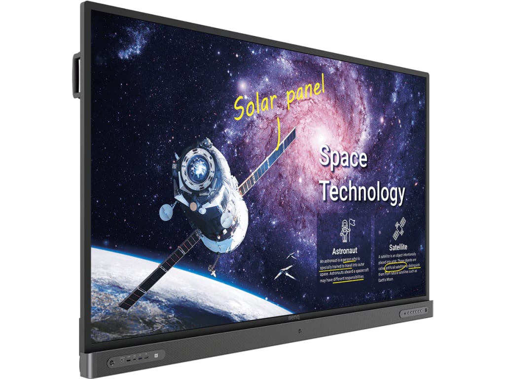 BenQ RP6502 65-inch 4K Interactive Flat Panel Display for Education with ClassroomCare