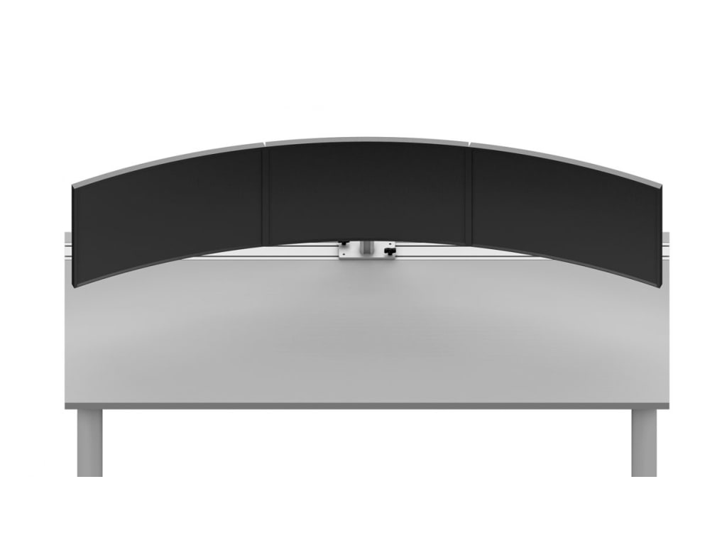 Atdec AWMS-3-137S4-H-B Triple Monitor Arms (Black)