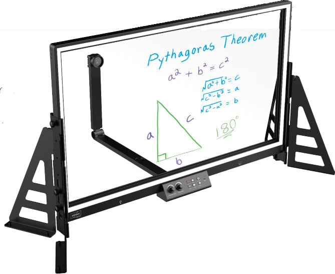 HoverCam 35" eGlass Lightboard with Mobile Station