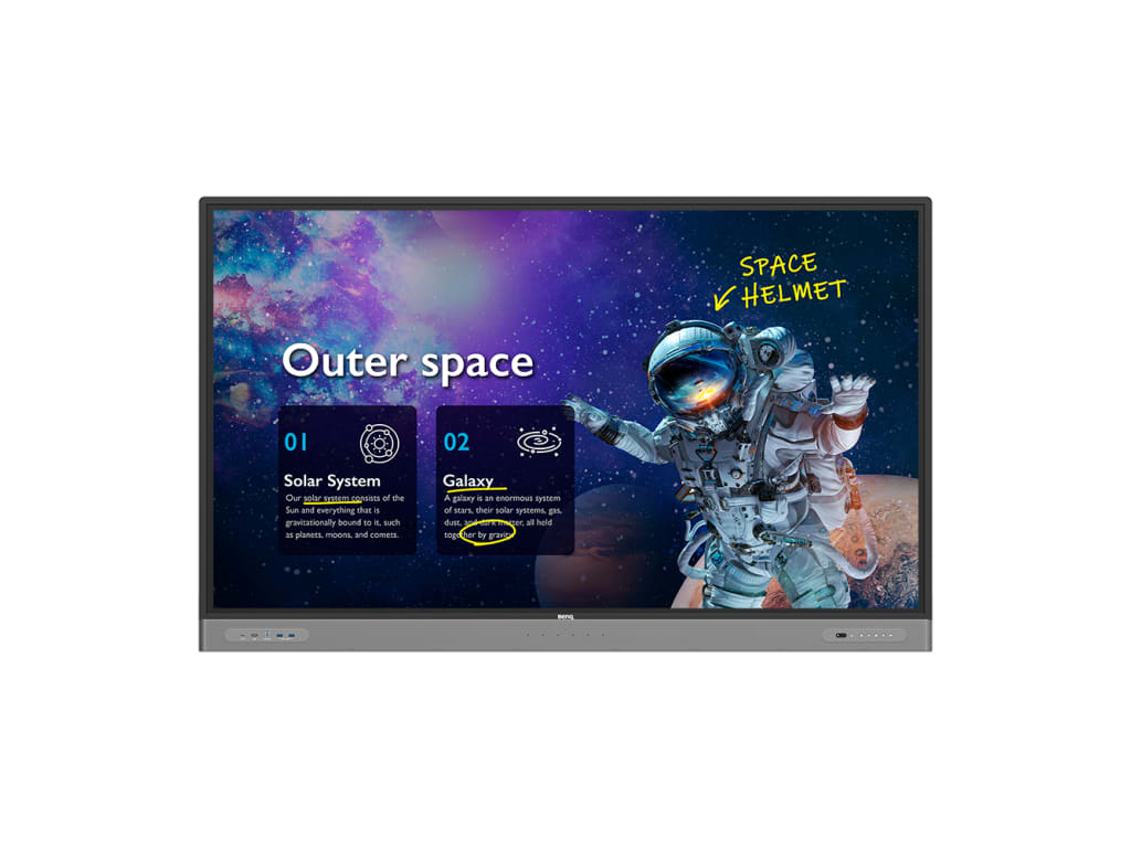 BenQ RM7503 75" Interactive Flat Panel Display for Education