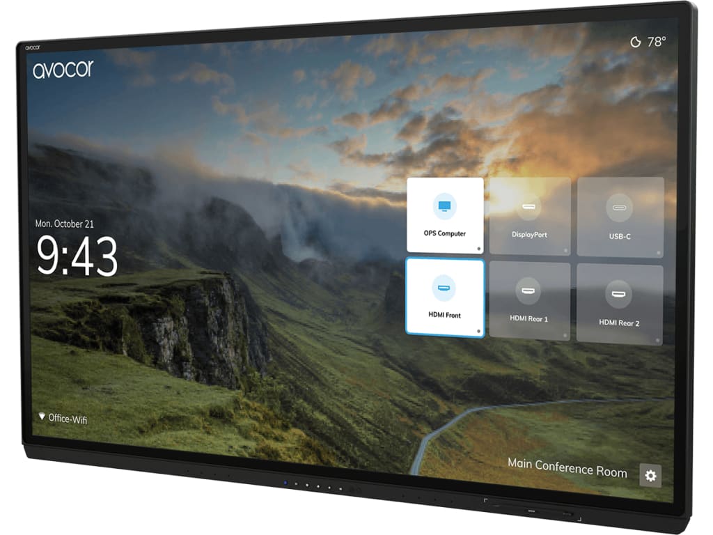 Avocor AVG-7560 75" Interactive Flat Panel Display