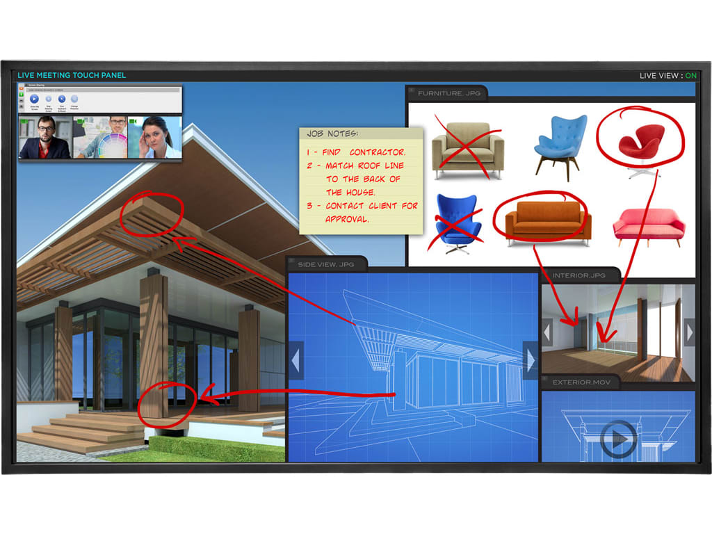 Planar 50" 4K Interactive Flat Panel Display