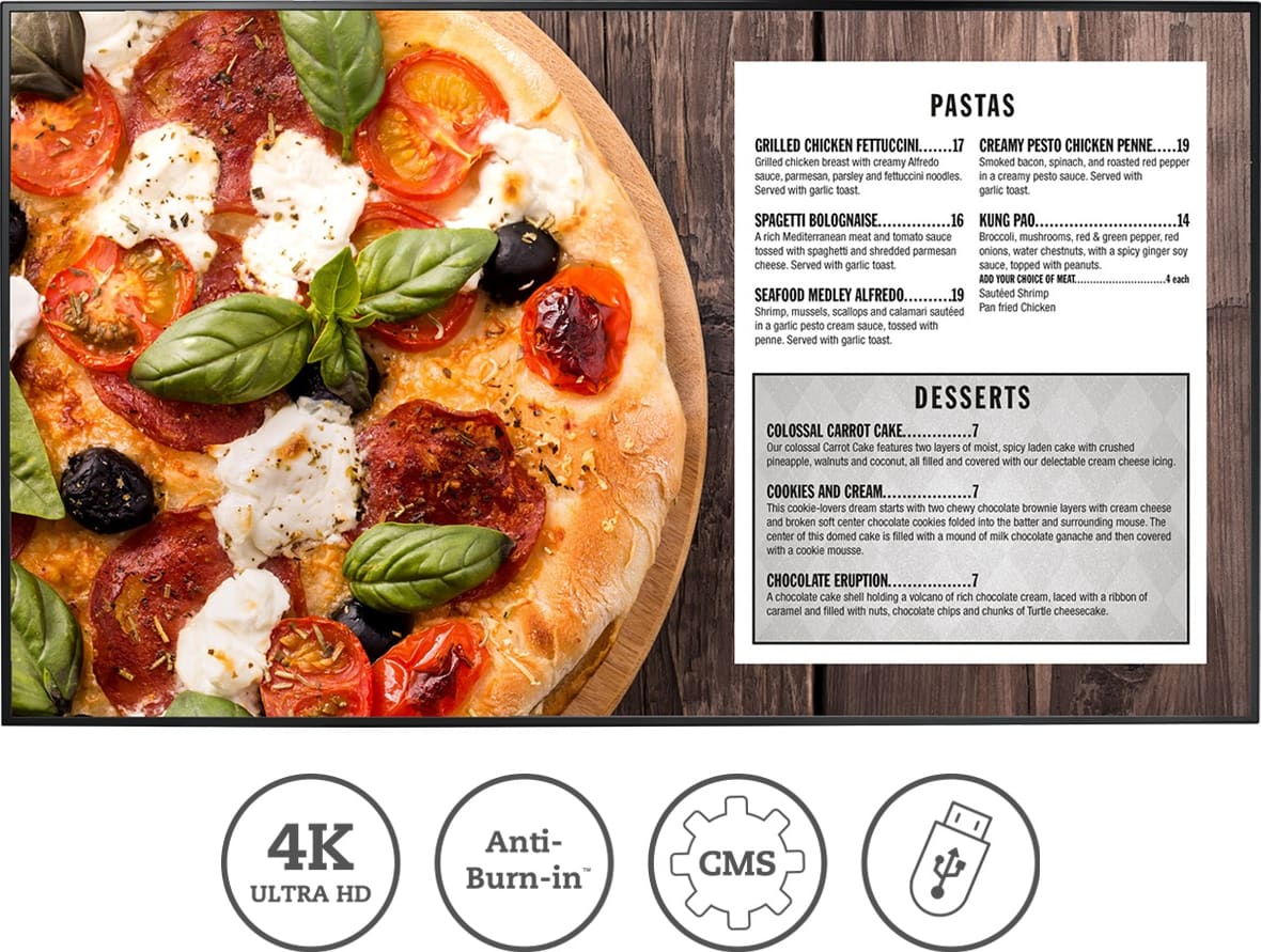 AG Neovo QM-86A 86" Large Format Display