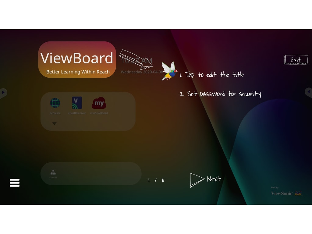 ViewSonic IFP7552-1C 75" Interactive Whiteboard