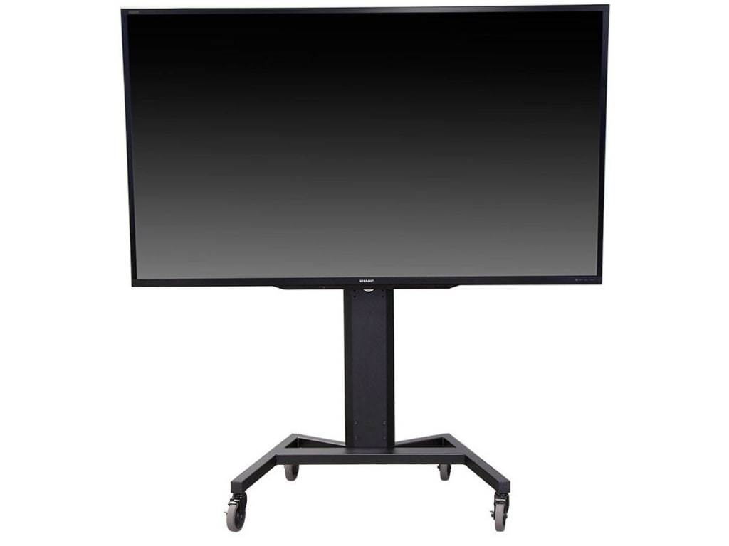 AVFi PM-XFL-LIFT Mobile Electric Lift Display Stand