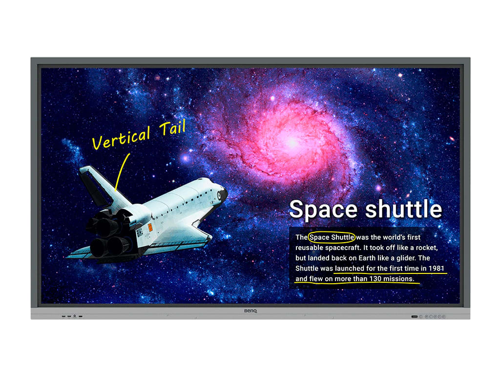 BenQ RE7501 75" 4K UHD Interactive Flat Panel Display for Education