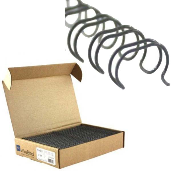 GBC Premium 5/8" Gray 2:1 Twin Loop Wire