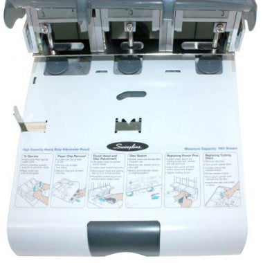Swingline GBC® High Capacity Adjustable 2-3 Holes Punch System