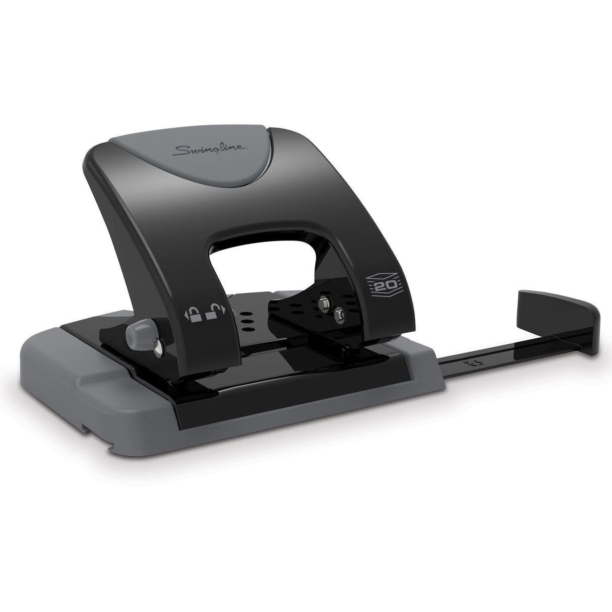 Swingline SmartTouch 2-Hole Punch - Low Force, 20 Sheet