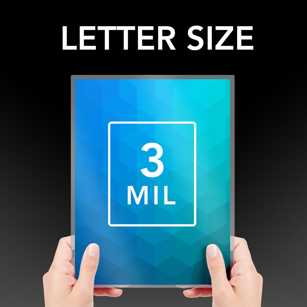 GBC Self Sealing Laminating Sheets - Single-Sided, Letter Size, 3 mil, 10 Pack