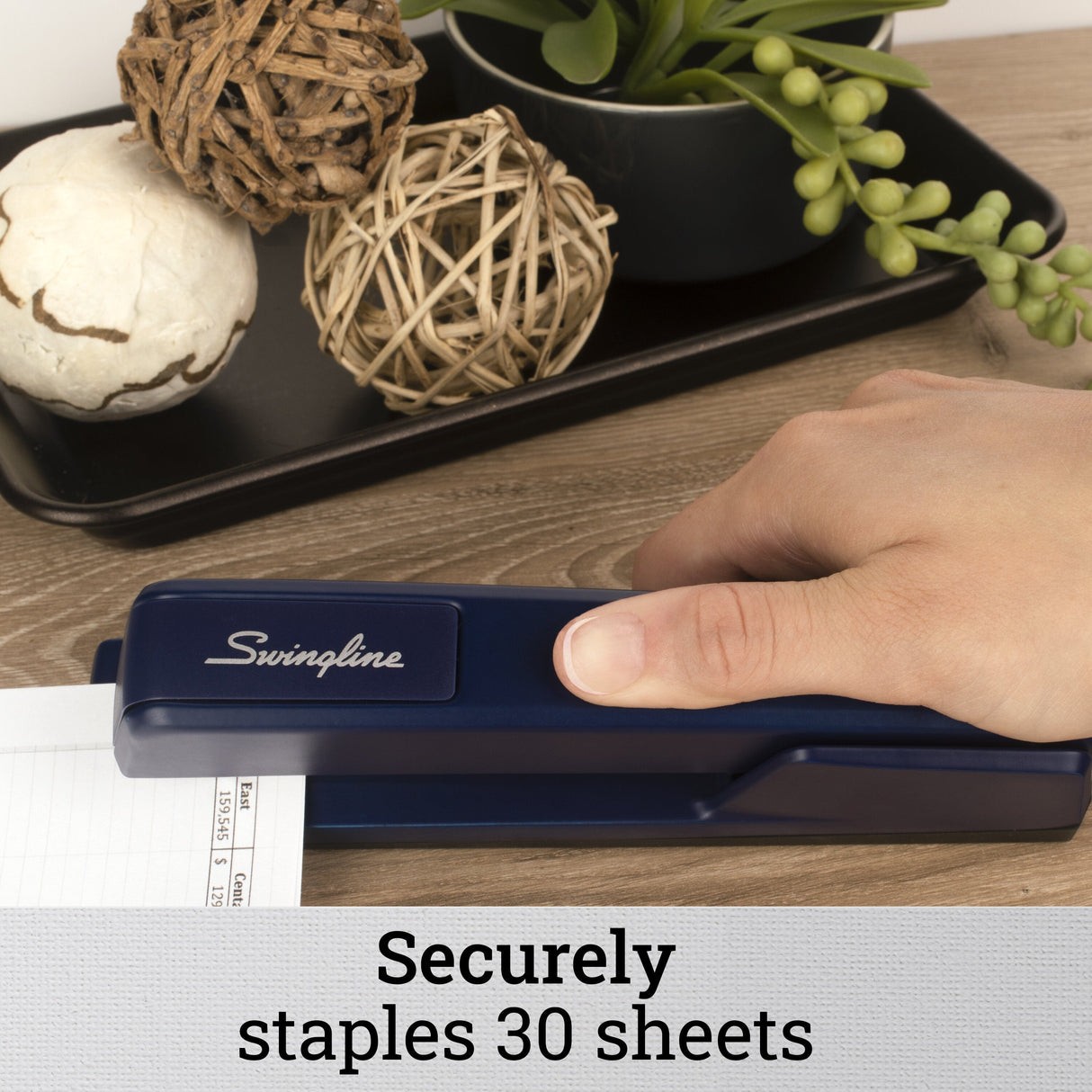 Swingline 747 Classic Stapler, Royal Blue, 30 Sheets