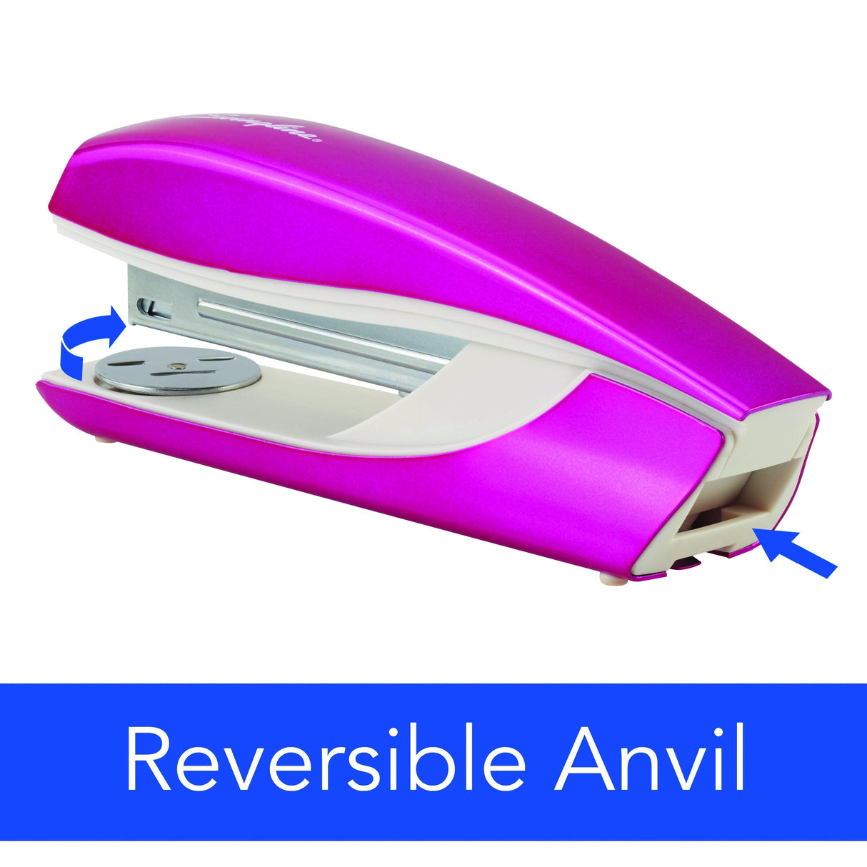 Swingline NeXXt Series WOW Desktop Stapler, Pink, 40-Sheet Capacity