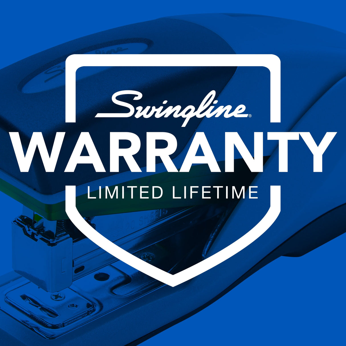 Swingline Optima 25 Compact Stapler, 25 Sheets, Gray/Orange