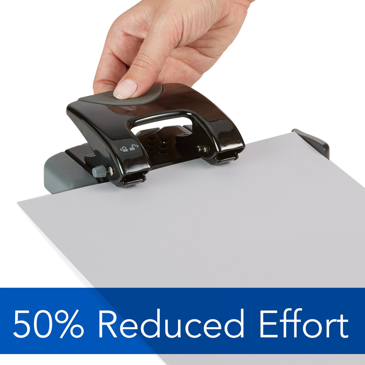 Swingline SmartTouch 2-Hole Punch - Low Force, 20 Sheet