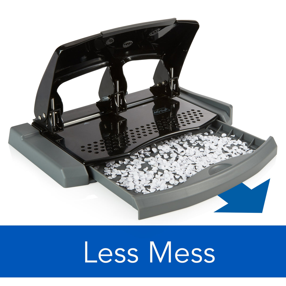 Swingline SmartTouch 3-Hole Punch, 45 Sheets, Low Force