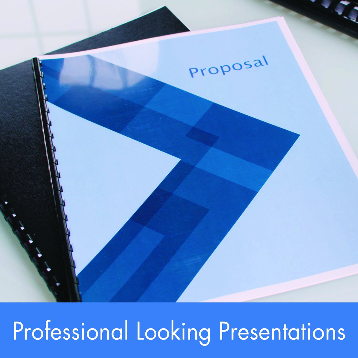 Mead CombBind Binding Spines - 1/2" Black (125 Pack)