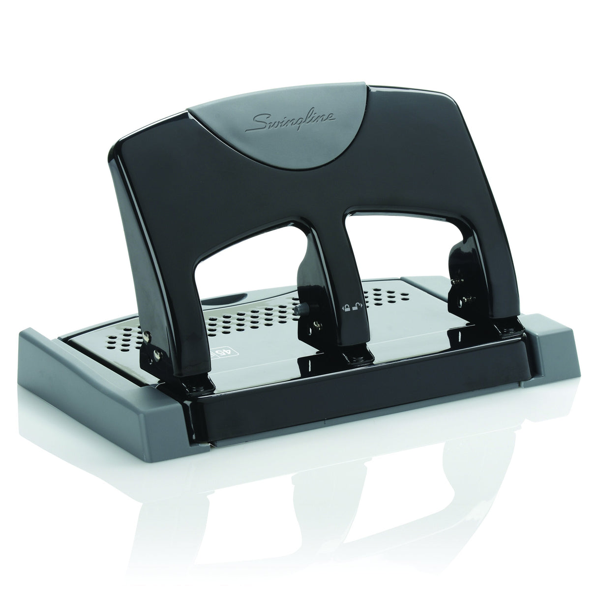 Swingline SmartTouch 3-Hole Punch, 45 Sheets, Low Force