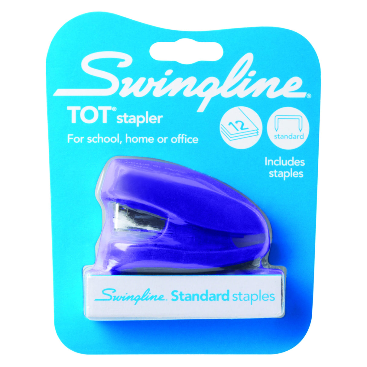 Swingline Tot Stapler, Purple - 12 Sheet Capacity