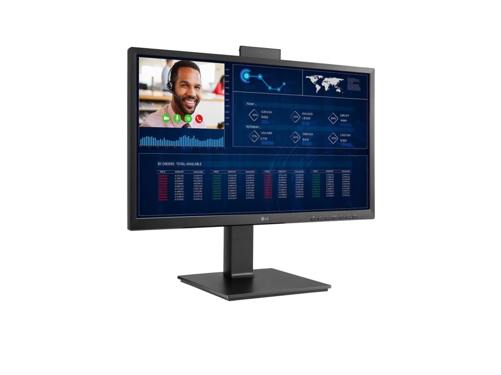 LG 24CN650N-6N - 23.8'' Full HD All-in-One Thin Client Display Bundle