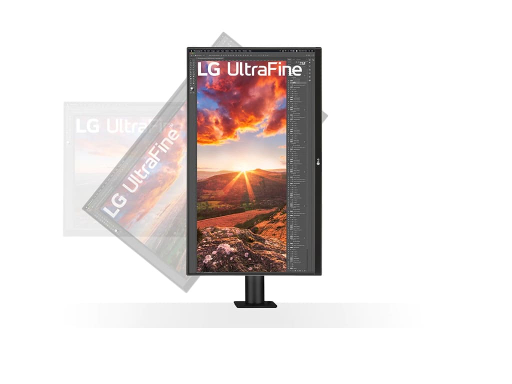 LG 27BN88U-B - 27” Ergo IPS UHD 4K Ultrafine Monitor
