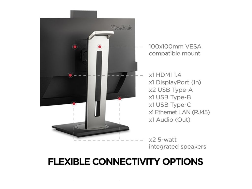 ViewSonic VG2456V 24" Video Conference Monitor