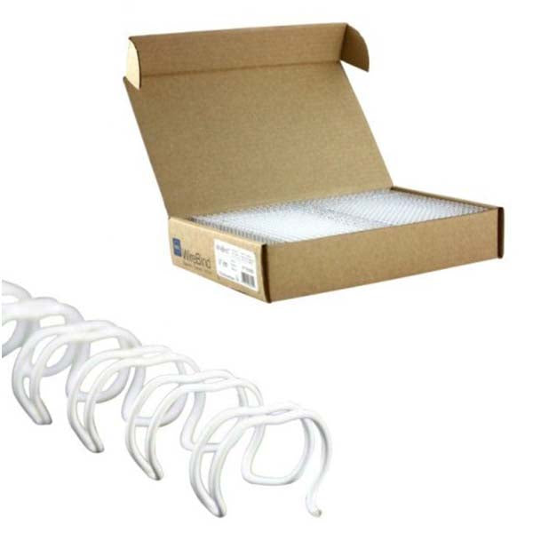 GBC Premium 1-1/4" White Twin Loop Wire