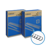 Formax Black ReadyWire, Letter Size, Double-Loop, Pitch 3:1 (1/4″ to 1/2″) & 2:1 (1/4″ to 1-1/4″) Binding Wire