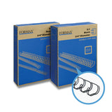 Formax Black ReadyWire, Letter Size, Double-Loop, Pitch 3:1 (1/4″ to 1/2″) & 2:1 (1/4″ to 1-1/4″) Binding Wire
