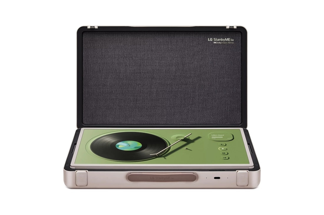 LG StanbyME Go - 27" Portable Smart Screen Briefcase Design Wireless, Built-in Battery & Touch Control