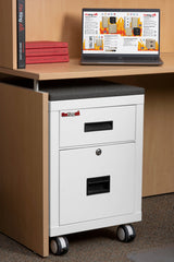 FireKing Mobile Pedestal Legal/Letter File Cabinet (1-Hour Fire Rated)