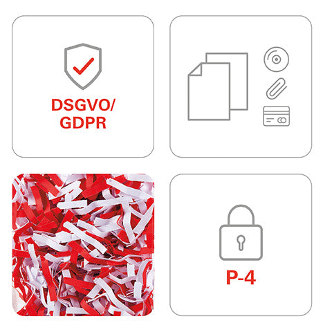 HSM Securio P36i Level P-4 Cross Cut Paper Shredder