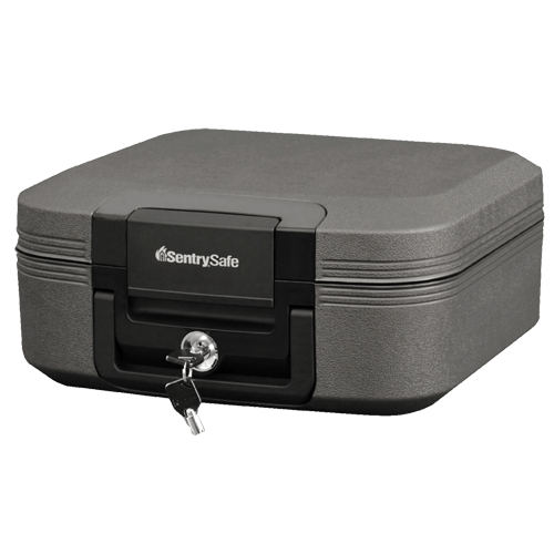 SentrySafe Fireproof and Waterproof Chest, 0.28 Cubic Feet Capacity, 6.6 x 15.4 x 14.3 Inches, 20.4 lbs