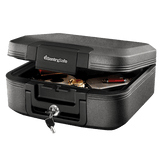 SentrySafe Fireproof and Waterproof Chest, 0.28 Cubic Feet Capacity, 6.6 x 15.4 x 14.3 Inches, 20.4 lbs