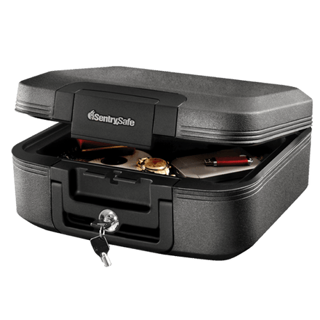 SentrySafe Fireproof and Waterproof Chest, 0.28 Cubic Feet Capacity, 6.6 x 15.4 x 14.3 Inches, 20.4 lbs