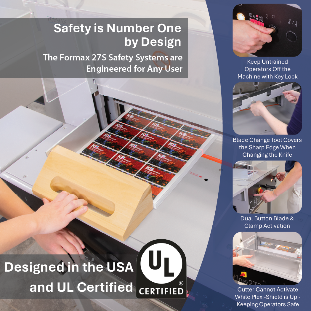 Formax Cut-True 27S Semi-Automatic Guillotine Cutter