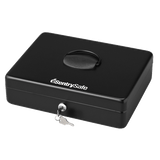 SentrySafe Privacy Key Lock Deluxe Cash Box - 0.21 Cubic Feet, Keyed Lock, 3.5 x 11.8 x 9.3 Inches, 5 lbs