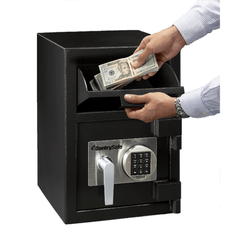 SentrySafe Steel Depository Safe with Digital Lock - Fireproof and Waterproof, 0.94 Cubic Feet Capacity 20.0 x 14.0 x 15.6 Inches, 95 lbs