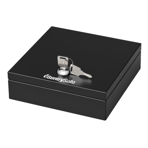 SentrySafe Steel Drawer Safe - Fireproof and Waterproof Security for Valuables, 0.04 Cubic Feet, 2.1 x 6.8 x 6.9 Inches, 1.684 lb