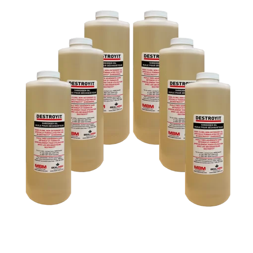 The image of MBM Destroyit Shredder Oil for Auto-Oilers - 1 Quart Bottle (6 units per carton)