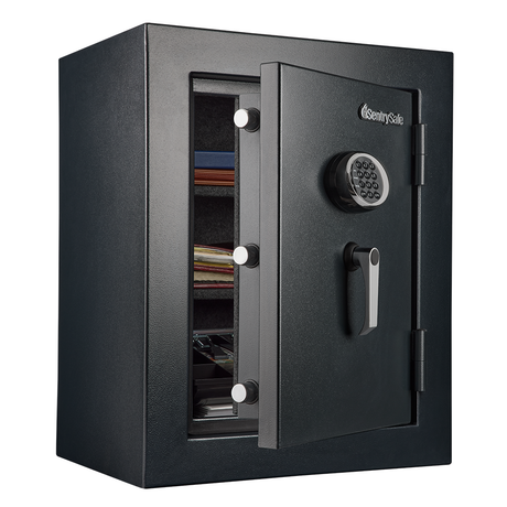 SentrySafe Fireproof and Waterproof Digital Safe 3.39 Cubic Feet, Digital Lock, 27.8 x 21.7 x 19.0 Inches, 163 lb