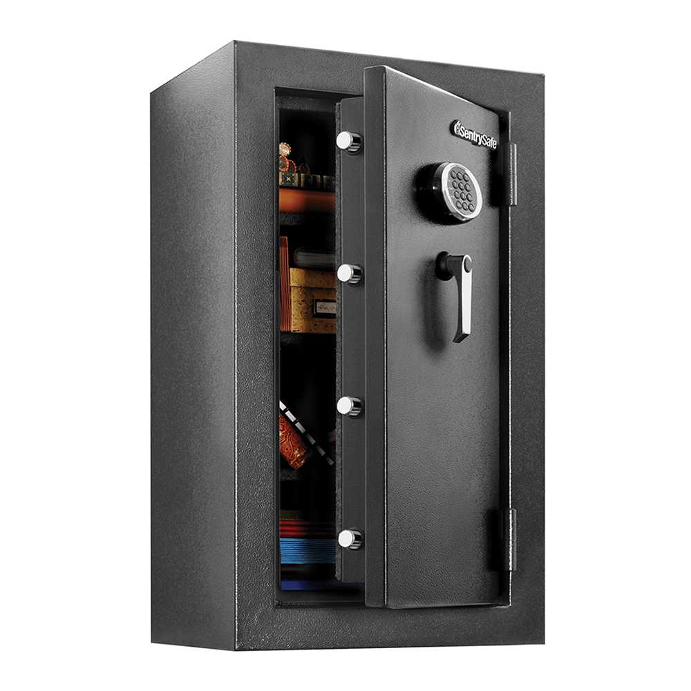 SentrySafe Fireproof and Waterproof Digital Safe with 4.71 Cubic Feet Capacity 7.7 x 21.7 x 19.0 Inches, 217 lbs