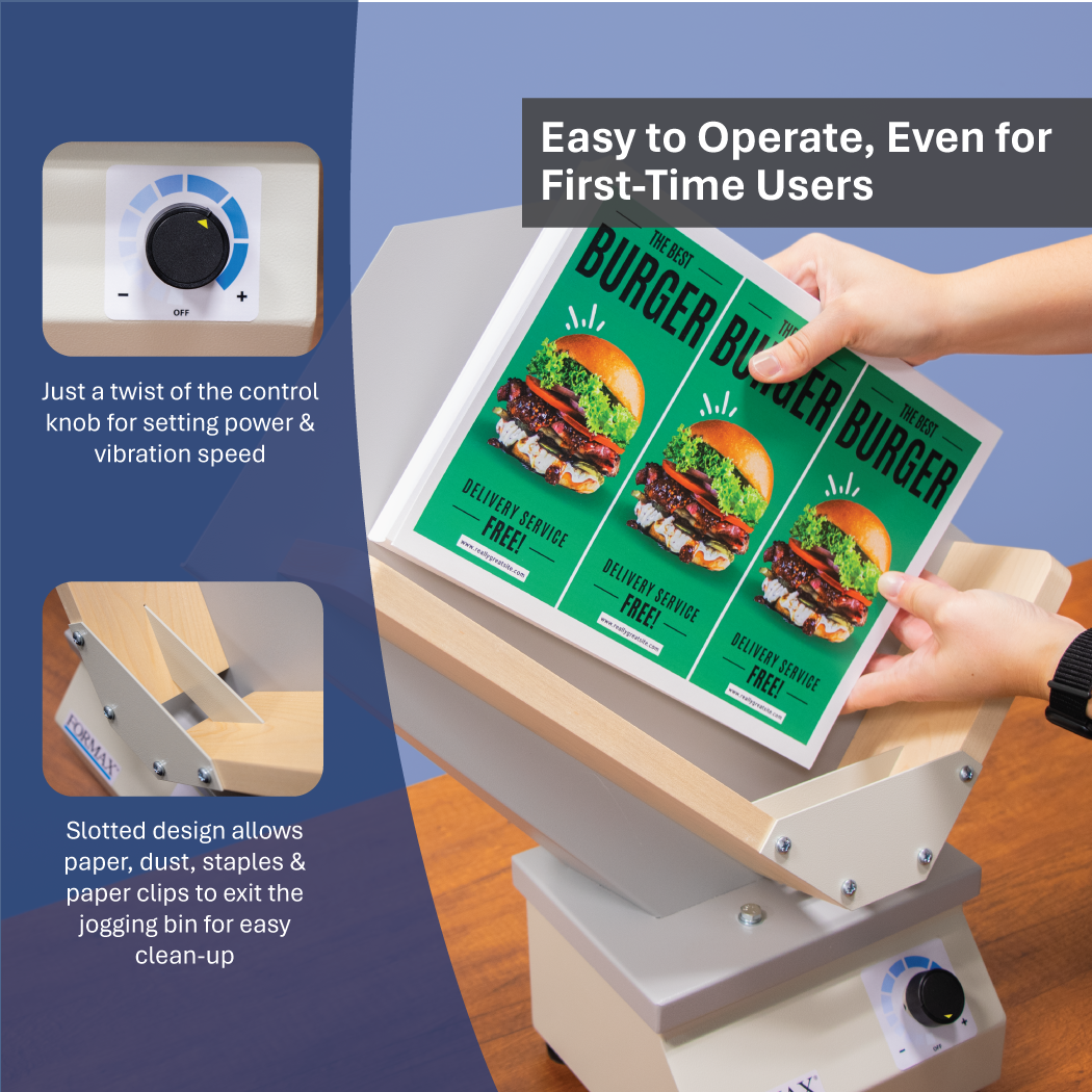 Formax FD 402P1 Single-Bin Paper Jogger