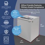 Formax FD 8500HS High Security Office Shredder (NSA Listed)