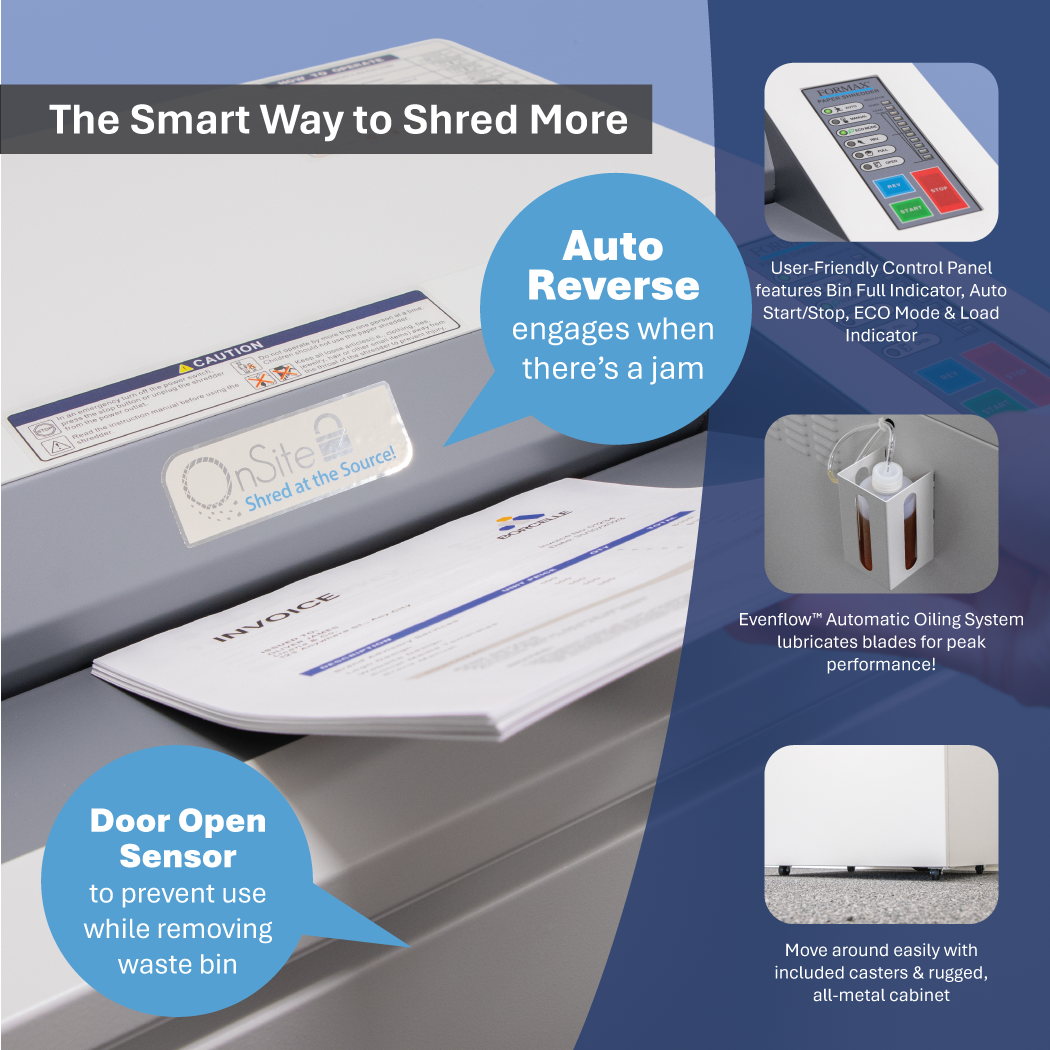 Formax FD 8652CC Cross-Cut AutoOiler Shredder