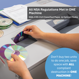 Formax FD 8732HS High Security Paper & Optical Media Shredder (NSA Listed)