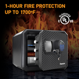 SentrySafe Fireproof and Waterproof Safe - 0.81 Cubic Feet Capacity, 13.7 x 16.4 x 18.8 Inches