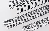 Formax Black ReadyWire, Letter Size, Double-Loop, Pitch 3:1 (1/4″ to 1/2″) & 2:1 (1/4″ to 1-1/4″) Binding Wire