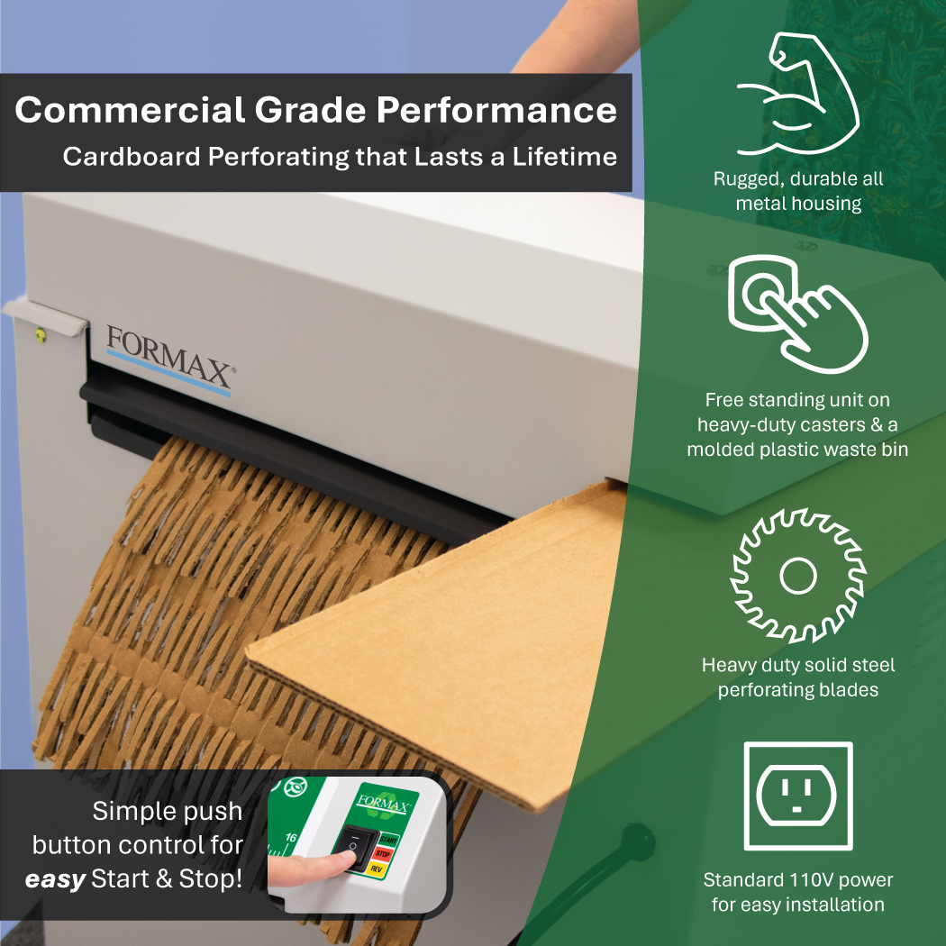 Formax Greenwave 430 Cardboard Shredder / Perforator