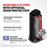 Honeywell HFD320 Air Genius 5 Tower Air Purifier and Odor Reducer